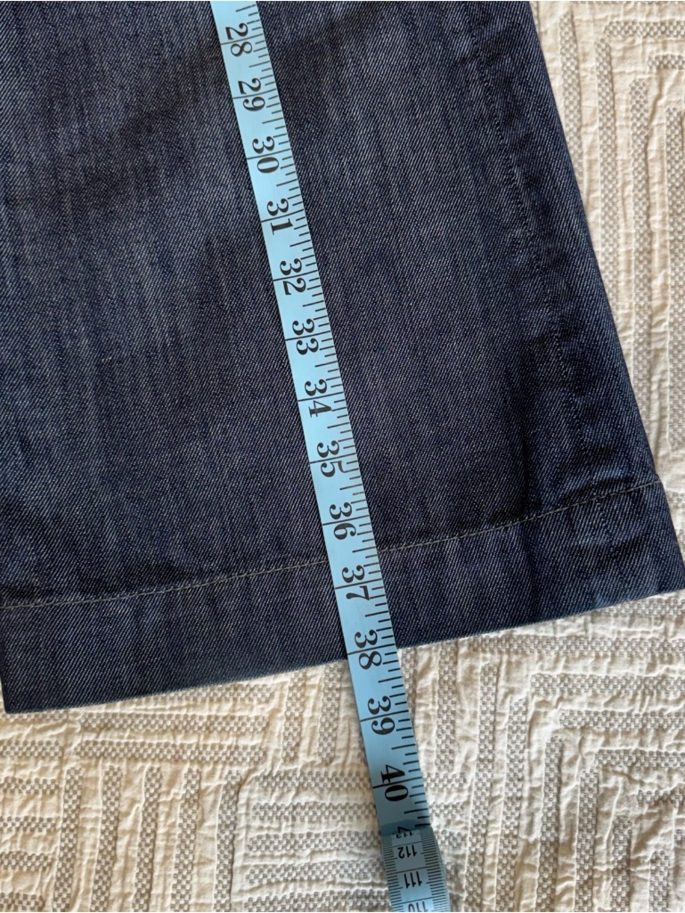 Club Monaco True Flare Jeans 26 Dark Wash 10” Leg Opening Y2K Trouser Fit - Picture 10 of 12
